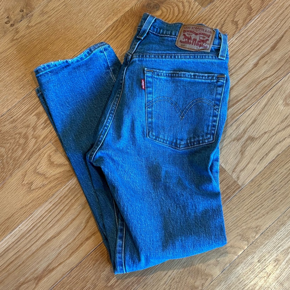 Levi's 501 Distressed Jeans